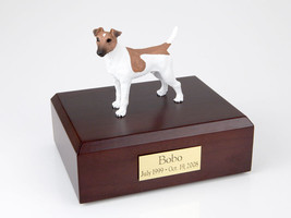 Fox Terrier Pet Funeral Cremation Urn Available in 3 Different Colors &amp; 4 Sizes - £134.71 GBP+