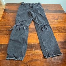 Abercrombie &amp; Fitch 90s Straight Jeans Womens 27 Ultra High Rise Black - $18.02