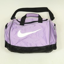 Vintage Y2K 90s Nike Duffle Gym Sports Bag Purple Black 17 x 10 x 10 - £31.37 GBP
