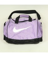 Vintage Y2K 90s Nike Duffle Gym Sports Bag Purple Black 17 x 10 x 10 - £30.96 GBP