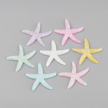 4 Large Resin Starfish Cabochons Assorted Lot 38mm Ocean Crafts Supplies... - £2.46 GBP