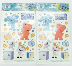 Design Ware Nickelodeon Blues Clues Blues Room Sticker Sheets Lot of 2 V... - £11.39 GBP