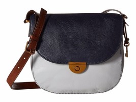 New Fossil Women&#39;s Emi Leather Saddle Bags Variety Colors - $2,588.77 MXN