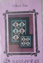 Pattern "Folkart Sam" Small Quilts, Wall Hangings - $5.69