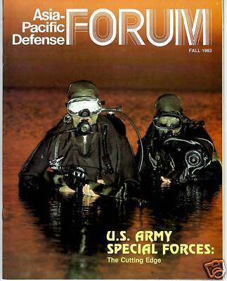 ASIA-PACIFIC DEFENSE FORUM 1983 FALL VF  RARE - $4.95