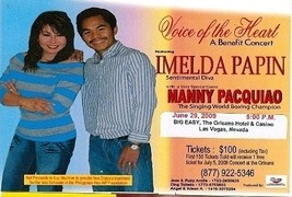 Manny Pacquiao / Imelda Papin Promo Card - £3.15 GBP
