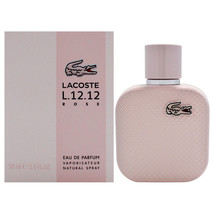 Lacoste Eau De L.12.12 Rose by Lacoste for Women - 1.6 oz EDP Spray - £38.53 GBP