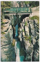 Alberta Postcard Jasper Park Maligne Canyon Bridge Three Stelling  - £2.38 GBP