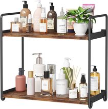 Homeiju Bathroom Organizer Countertop and Wall Mounted Shelves, 2-Tier, ... - $28.99