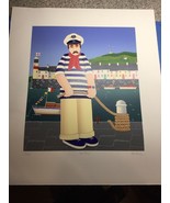 PETER HEARD SIGNED Limited Edition SILKSCREEN 135/300 SEA BREEZE NAUTICA... - $135.37 CAD