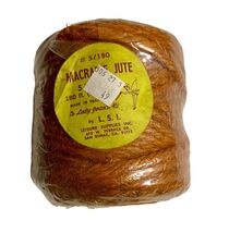 Jute Macrame Cord Rope 180 Feet Pumpkin Spice Burnt Orange Rare Color Vi... - €7,17 EUR