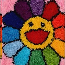 Creativity Cove Latch Hook Rug Kit - Dino, Owl, Smile, Star, Sunflower, Dog, Pan - £41.96 GBP