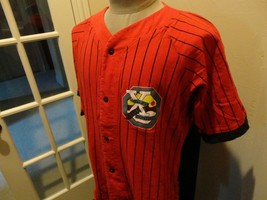 Vtg 90&#39;s Sewn Pinstripe Extreme Control Authentic Baseball Jersey Fits Adult L - £24.27 GBP