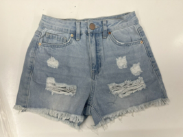 Womens YMI Dream Jean Shorts Size 0/24 Light Wash Denim - £7.31 GBP