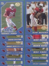 2000 Topps Arizona Cardinals Football Team Set - $2.50