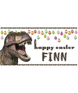 Dinosaur Easter Stickers, Dinosaur Easter Basket Label, Custom Dinosaur ... - £2.29 GBP+