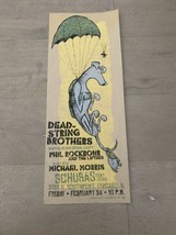 Chicago Schubas Gig POSTER Dead-String Brothers, Phil Rockrohr Mile 44 D... - £19.16 GBP