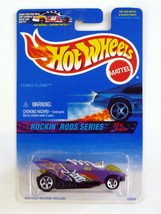 Hot Wheels Turbo Flame #571 Rockin&#39; Rods Series 3 of 4 Purple Die-Cast Car 1997 - $2.22