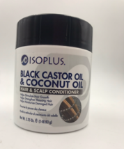 ISOPLUS BLACK CASTOR OIL &amp; COCONUT OIL HAIR SCALP CONDITIONER 5.25 OZ. - $6.59