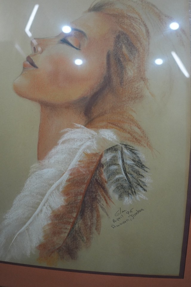 Original Oil Painting 1995 Jordanian Artist Size 24" by 17" Item image 10