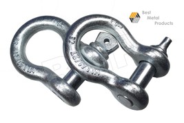 (2) 7/8“ SCREW PIN ANCHOR SHACKLE CLEVIS RIGGING BUMPER JEEP OFF ROAD TR... - £16.17 GBP