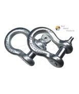 (2) 7/8“ SCREW PIN ANCHOR SHACKLE CLEVIS RIGGING BUMPER JEEP OFF ROAD TR... - £16.14 GBP