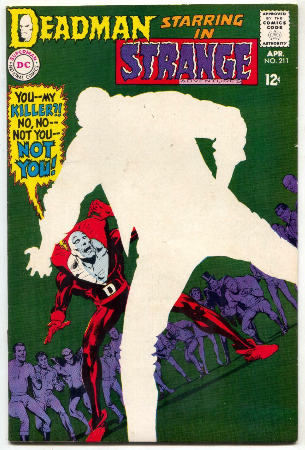 Primary image for STRANGE ADVENTURES #211 1968-DC COMICS-DEADMAN-ADAMS VF