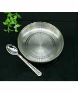 999sterling silver handmade silver plate tray with spoon,silver utensil ... - $404.43 CAD