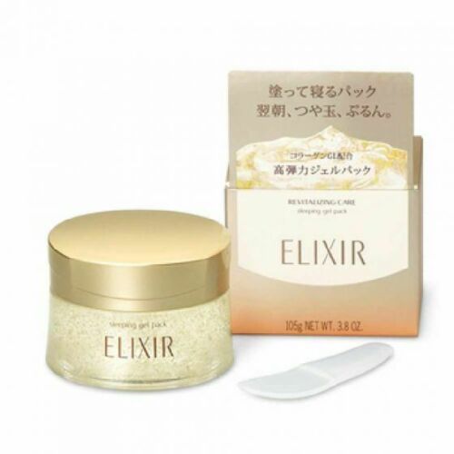 Shiseido ELIXIR 105g/3.8fl.oz Revitalizing Care Sleeping Gel Pack New From Japan - $51.99