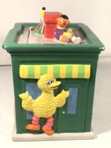 Sesame Street Neighborhood Cookie Jar Vintage Treasure Craft Hoopers Big Bird - £187.86 GBP