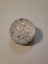 Vintage Mcm Archimede Seguso Murano Millefiori Art Glass Paperweight Unsigned - £35.29 GBP