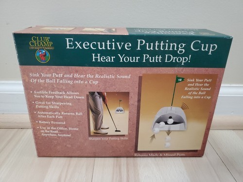 Club Champ Executive Putting Cup Ball Return Indoor Golf Practice FOR PA... - $3.99