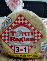 DELGADITAS YELLOW CORN ( MAIZ AMARILLO ) TORTILLAS - 3 PACKS 45 TORTILLA... - $535.51 MXN