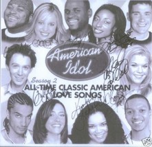 American Idol 2 Cast Signed Rp Photo Clay Aiken Ruben - £15.97 GBP