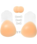 Adhesive Bra Strapless Sticky Push Up Silicone Reusable Invisible (Size:M) - £13.69 GBP