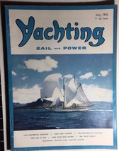 YACHTING Power and Sail Magazine July 1955 - £10.09 GBP
