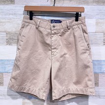 Southern Tide 7.5&quot; Allen Fit Flat Front Chino Shorts Beige Khaki Cotton ... - $34.64