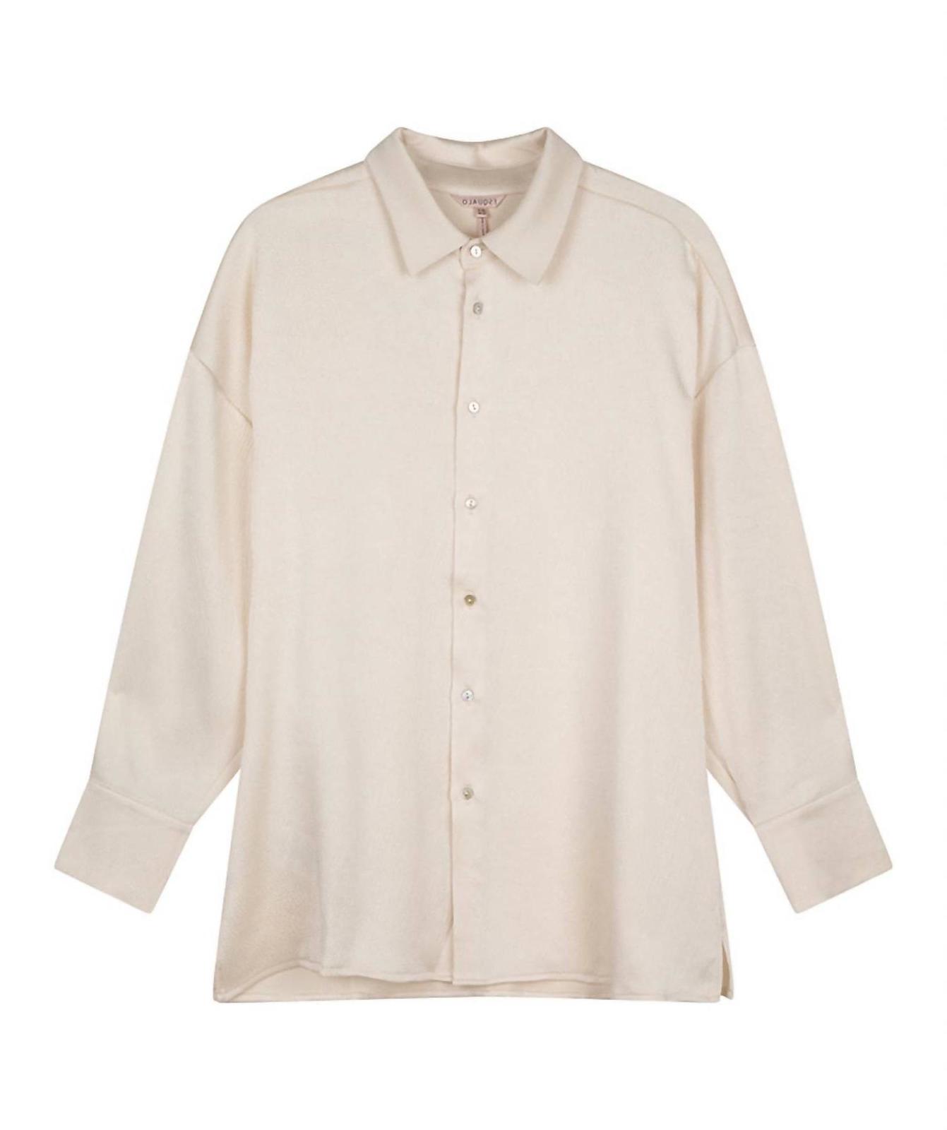 Esqualo Women&#39;s Alma Satin Blouse Off White - $32.00