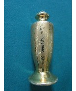 STOUFFER PAIR GOLD ENCRUSTED SHAKERS  4 1/2&quot; - £27.24 GBP