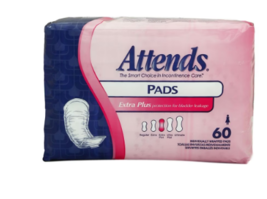 Attends Light Pads, Individually Wrapped Extra Plus 60.0ea - £77.71 GBP