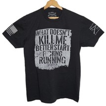 Grunt Style &quot; What Doesn&#39;t Kill Me... &quot; Distressed Graphic T Shirt - Men&#39;s Large - £13.18 GBP