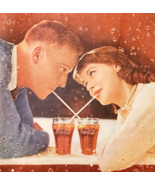 1956 Coca-Cola Coke Advertisement Soda Pop Romantic Couple Vintage DWJJ12 - €34,74 EUR