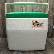 OSCAR by Coleman 16 QT Cooler Ice Chest 5274 Green Lid EUC Made in USA VTG 1979 - £49.18 GBP