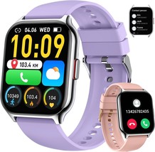 Smart Watch for Men Women Compatible with iPhone Samsung Android Phone 2.01&quot; MM - £47.44 GBP