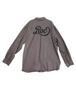 Rocawear Denim Co Men&#39;s 3XL Plaid Button Up Shirt, Zipper Pocket Long Sl... - $520.89 MXN