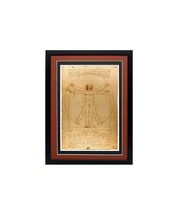 Leonardo Vetruvian Man Framed Poster - £43.96 GBP