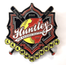 Huntley Red Raiders Fast Pitch Softball Metal Enamel Pin Eagan Minnesota... - £12.37 GBP