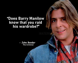 JOHN BENDER BREAKFAST CLUB MOVIE QUOTE BARRY MANILOW PUBLICITY PHOTO ALL... - $4.95+