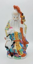 Vtg Chinese Shouxing Shou Lao God of Immortality 11.75&quot; Porcelain Figure... - £62.75 GBP