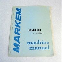 MARKEM Machine Manual Model 550 1981? - $17.44